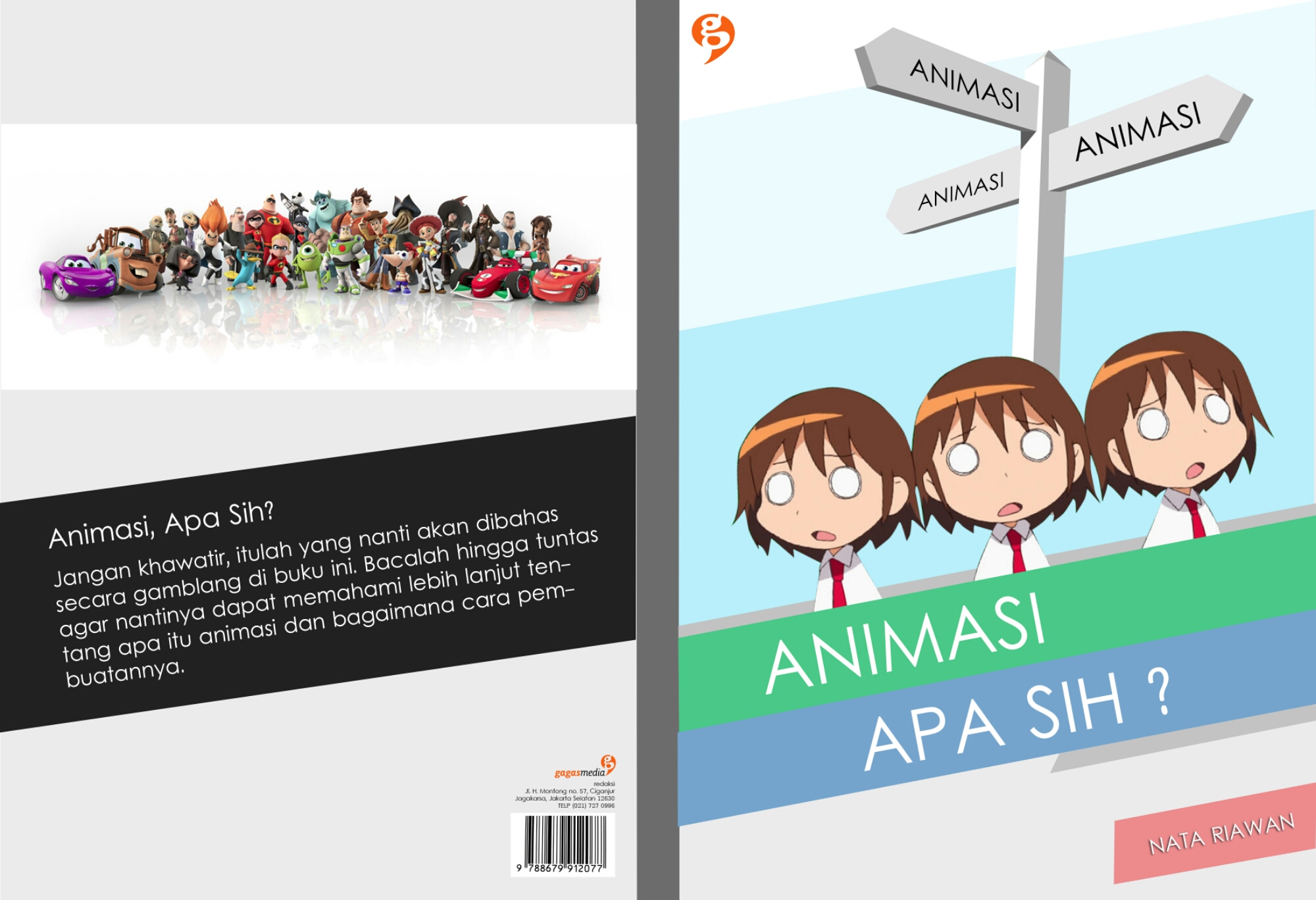 Jangan Bingung Mencari Makna Cover Buku Animasi Nata Riawan